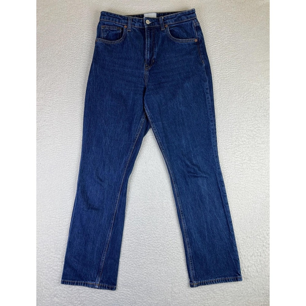 Reformation Jax High Rise Straight Jeans‎ Womens 29 Blue Medium Wash Stretch